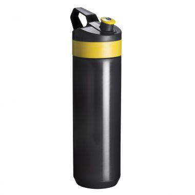 Zwart / geel Tacx bidon fuse | 450 ml | Zwart