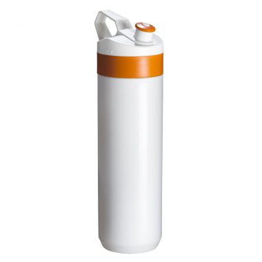 Oranje Tacx bidon fuse | 450 ml | Wit