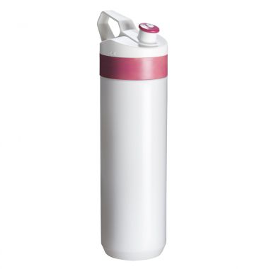 Roze Tacx bidon fuse | 450 ml | Wit