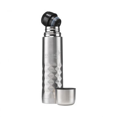 Zilvere RVS thermosfles | Design | 500 ml