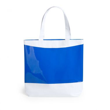 Blauwe Shopper | PVC | Gekleurd