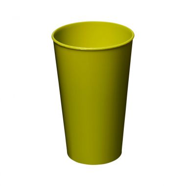 Lime Kunststof drinkbeker | Enkelwandig | 375 ml