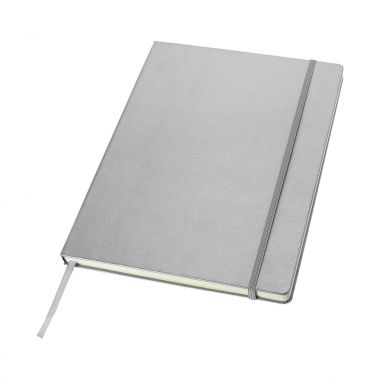 Zilvere Klassiek notitieboek | Hardcover A4