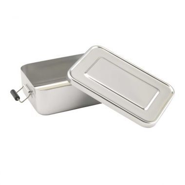 Zilvere Lunchbox | Aluminium