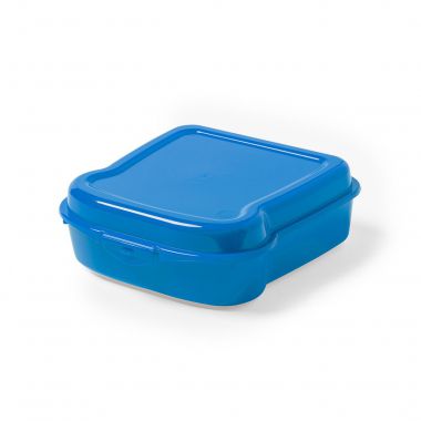 Blauwe Lunchbox bedrukken | Veiligheidsslot