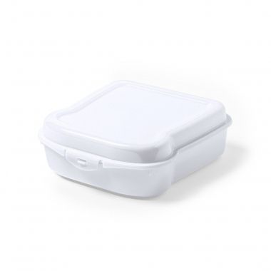 Witte Lunchbox bedrukken | Veiligheidsslot
